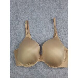 Soma Vanishing Back Full Coverage Bra 34D Nude Smooth Seamless Everyday